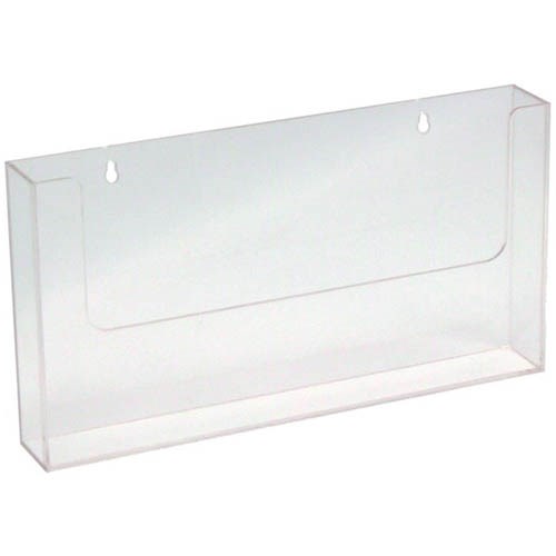 Deflect O Brochure Holder A3 Landscape Wall Mount